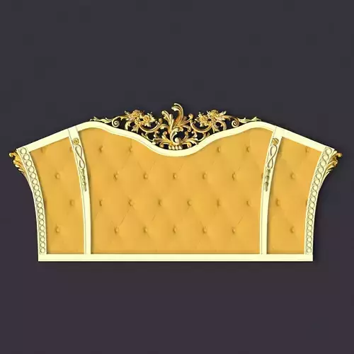 bed headboard 3D model