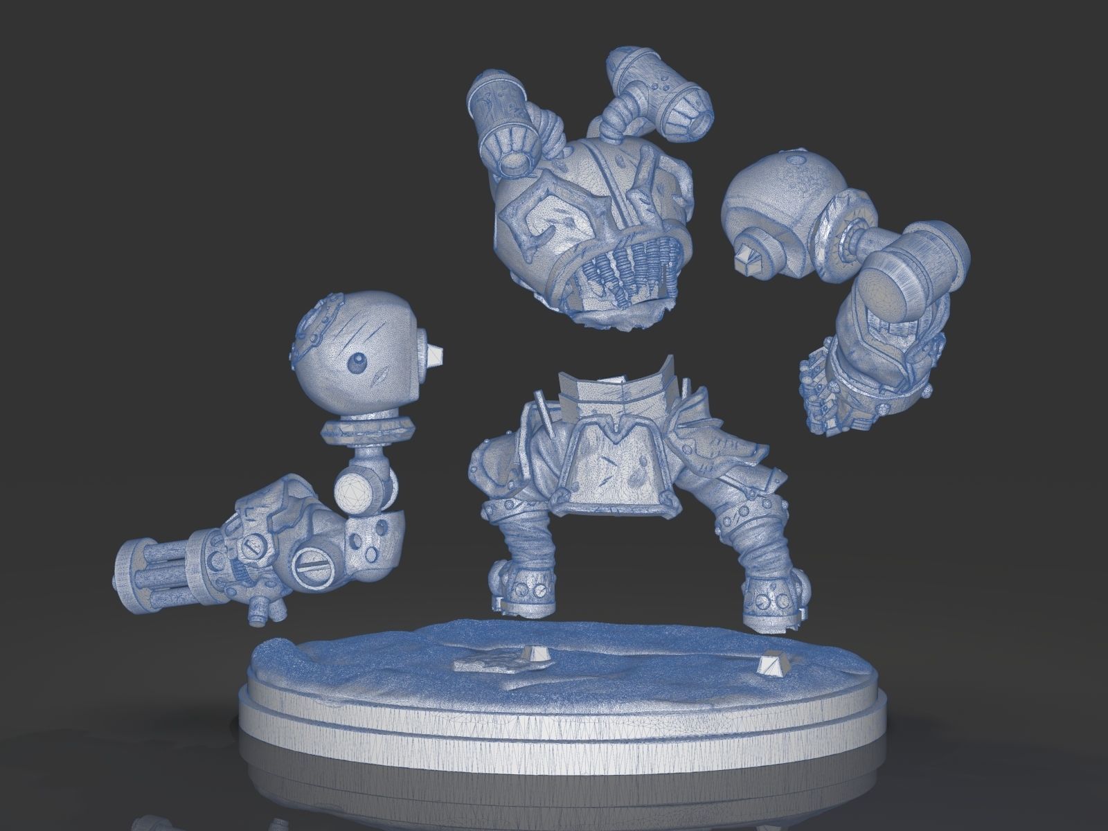 Calibretto Sculpture 3D print model_33