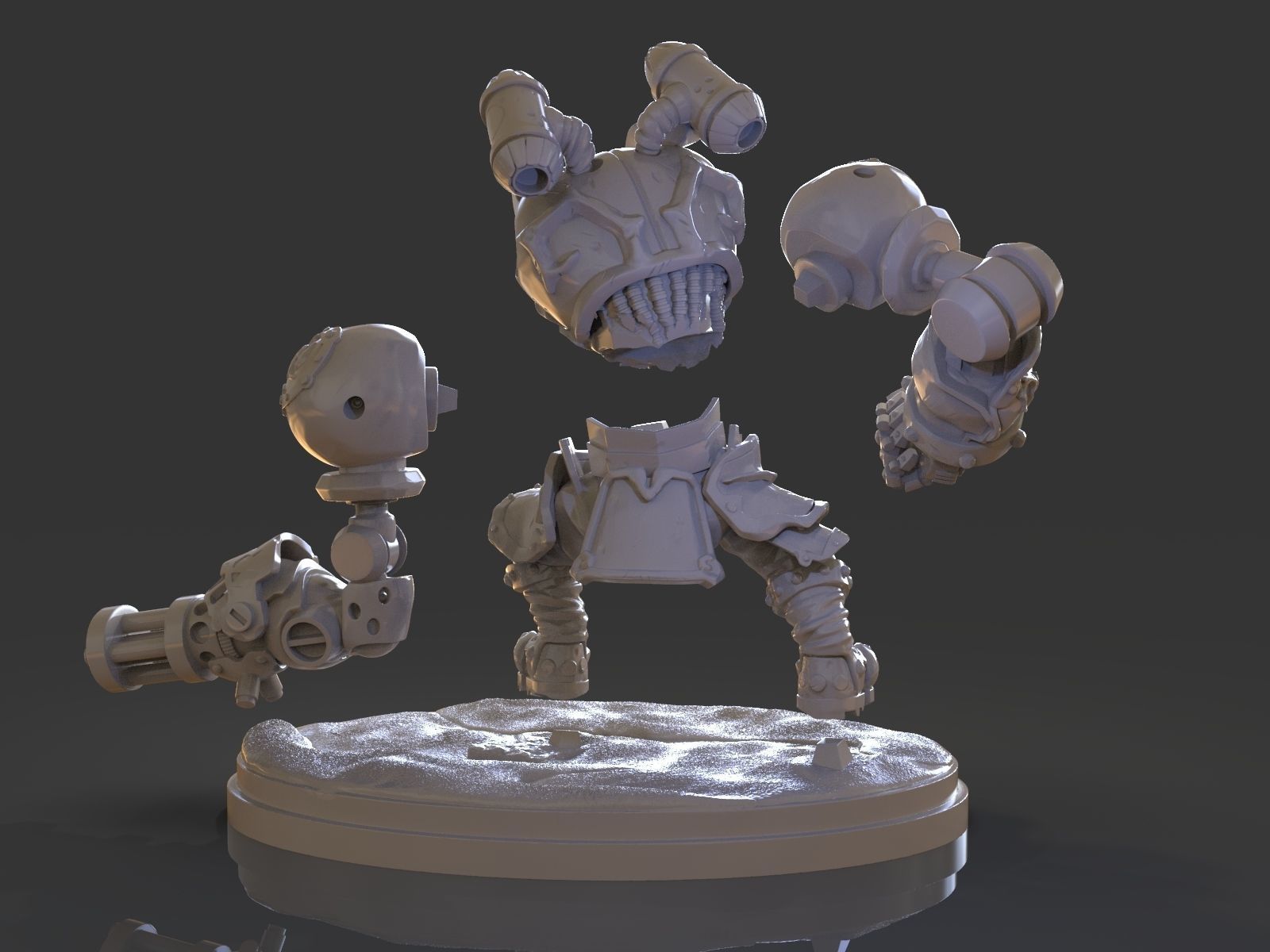 Calibretto Sculpture 3D print model_25