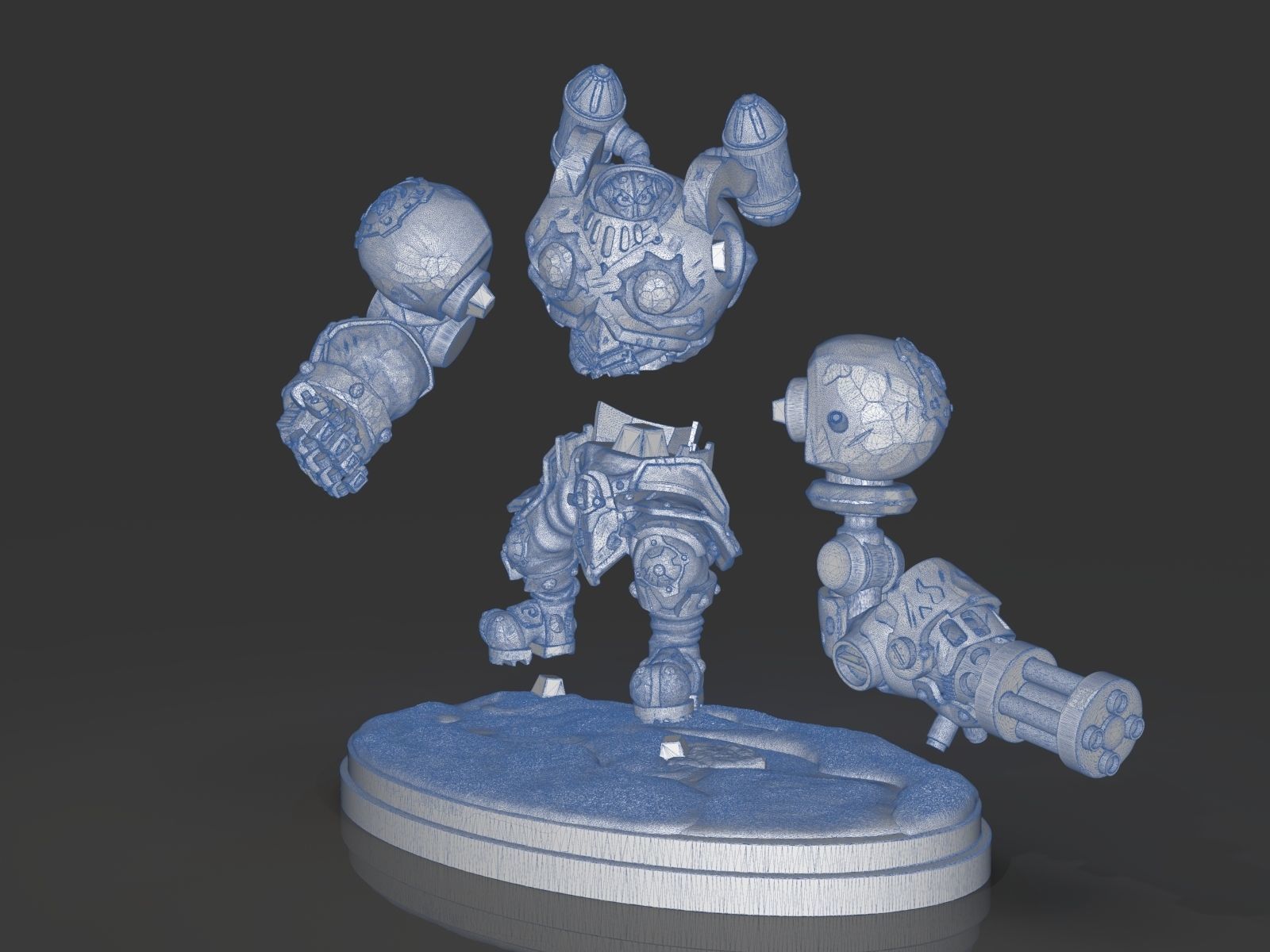 Calibretto Sculpture 3D print model_30