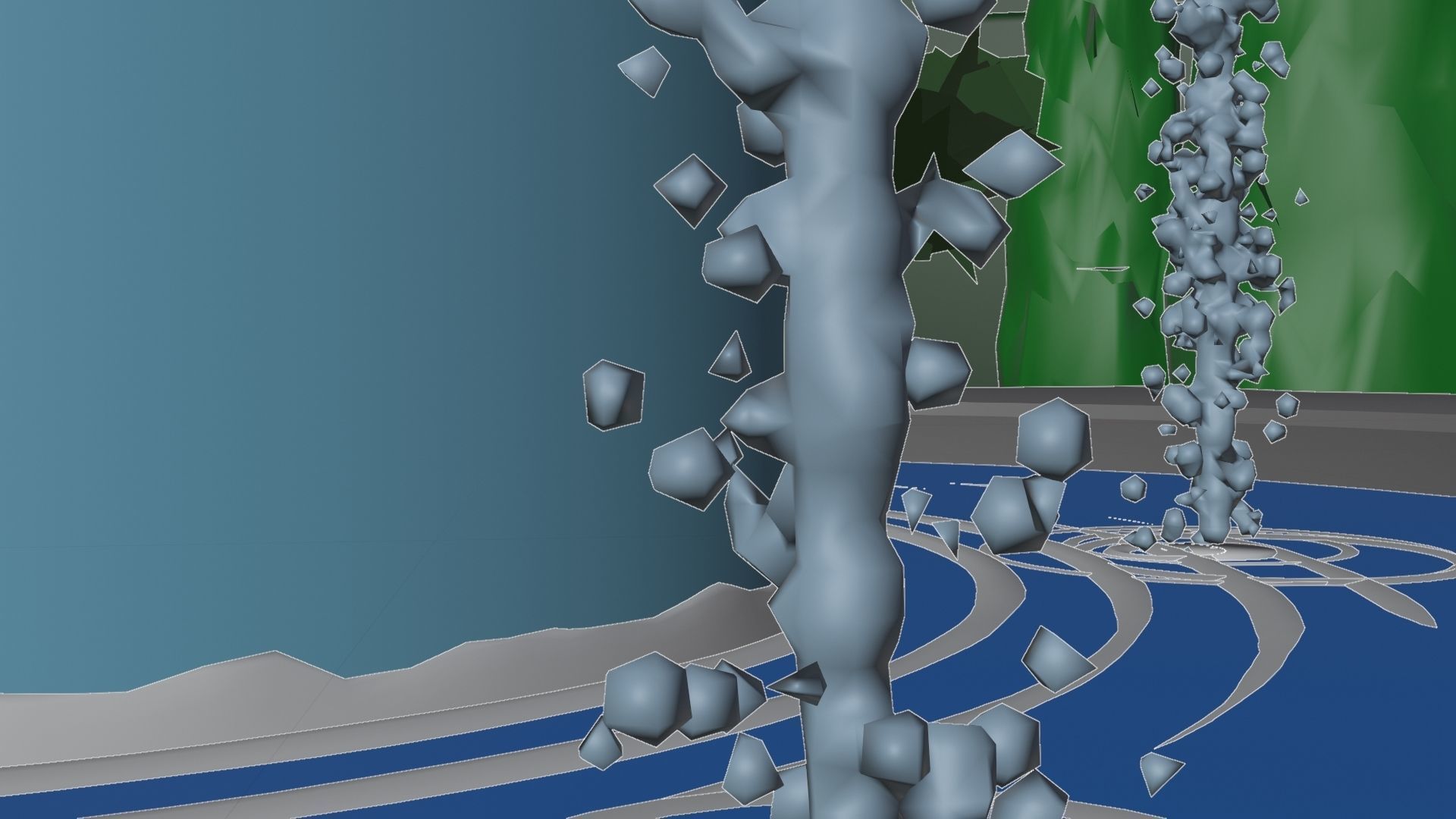 Fountain Garden 3D model_21