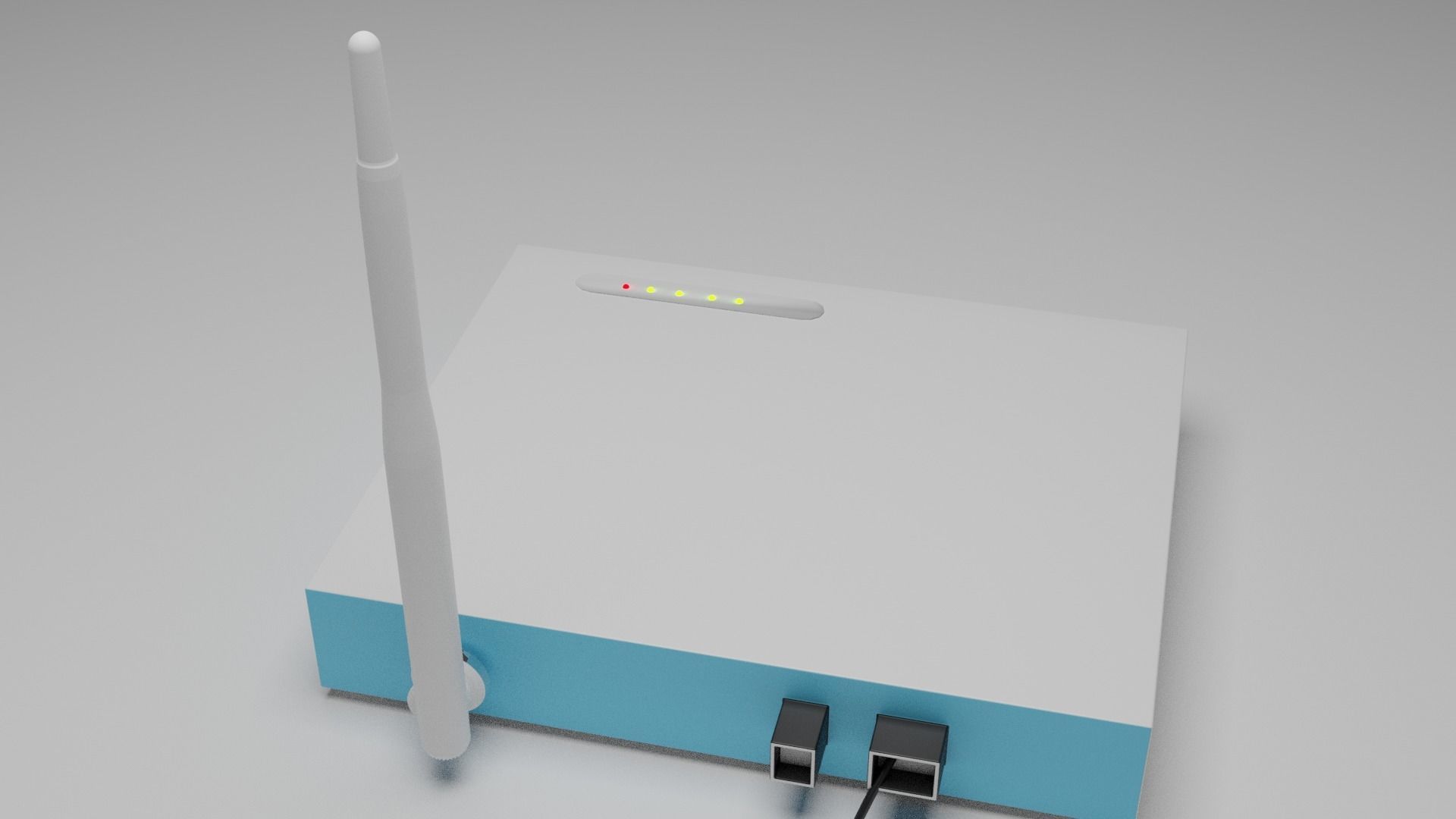 Modem wi-fi router Free 3D model_3