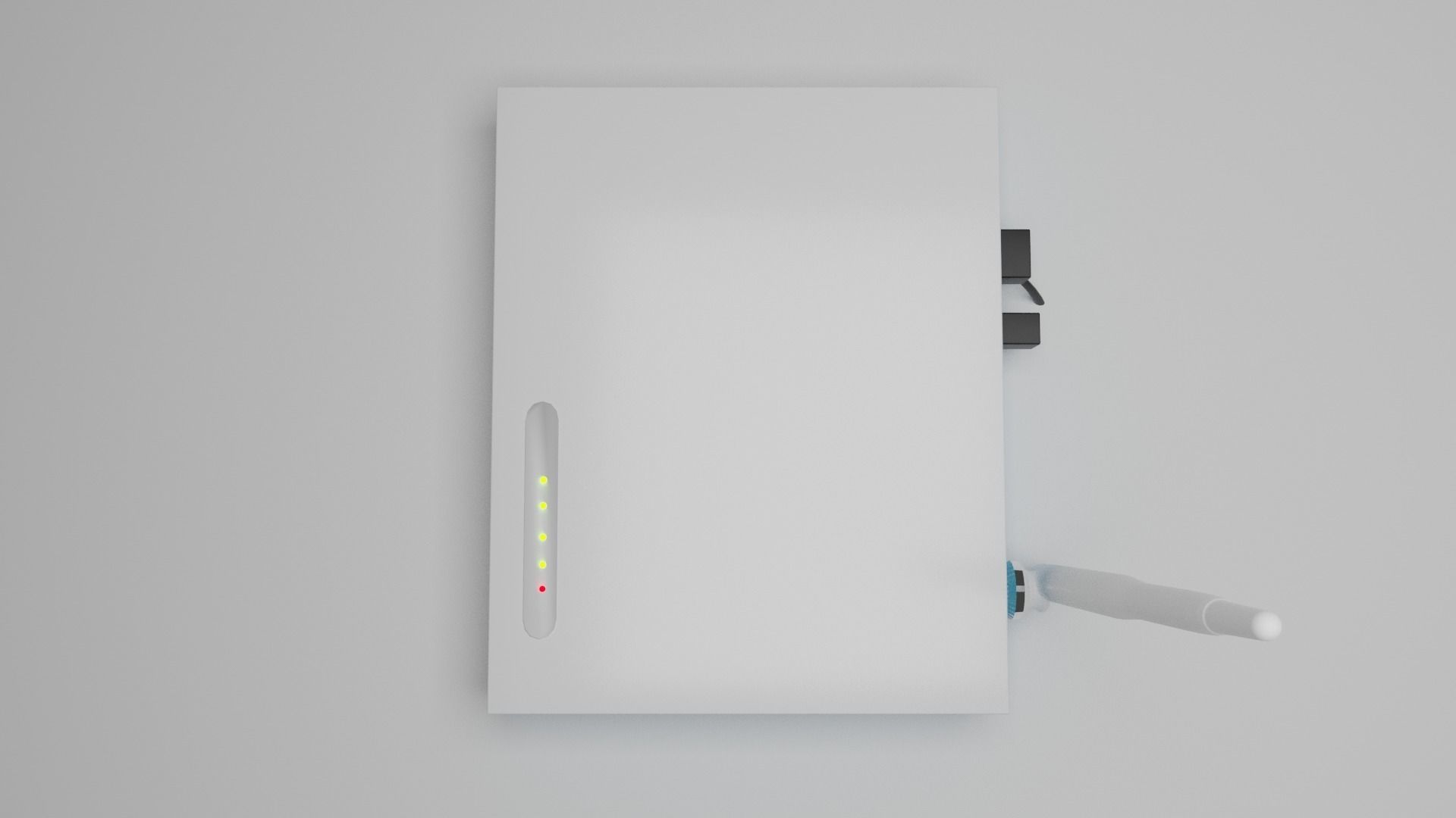 Modem wi-fi router Free 3D model_2