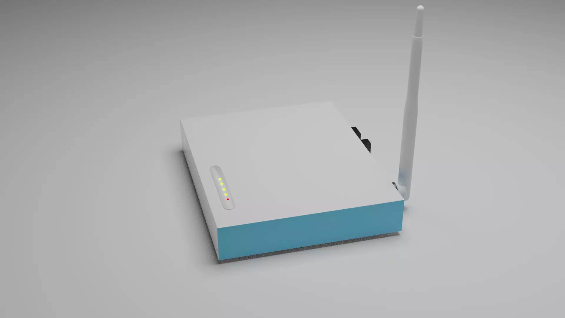 Modem wi-fi router Free 3D model_0