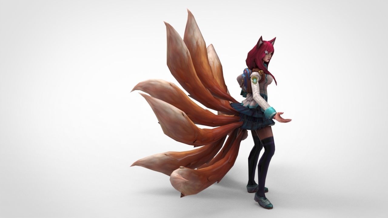 Ahri Academy - League of Legends 3D print model_4