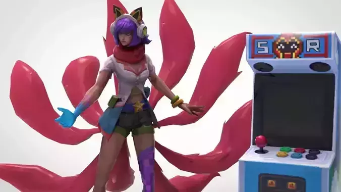 Ahri Arcade - League of Legends 3D print model
