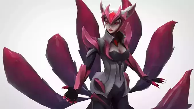 Ahri Challenger - League of Legends 3D print model