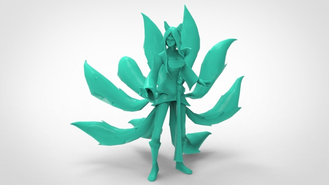 Ahri - League of Legends 3D print model_5