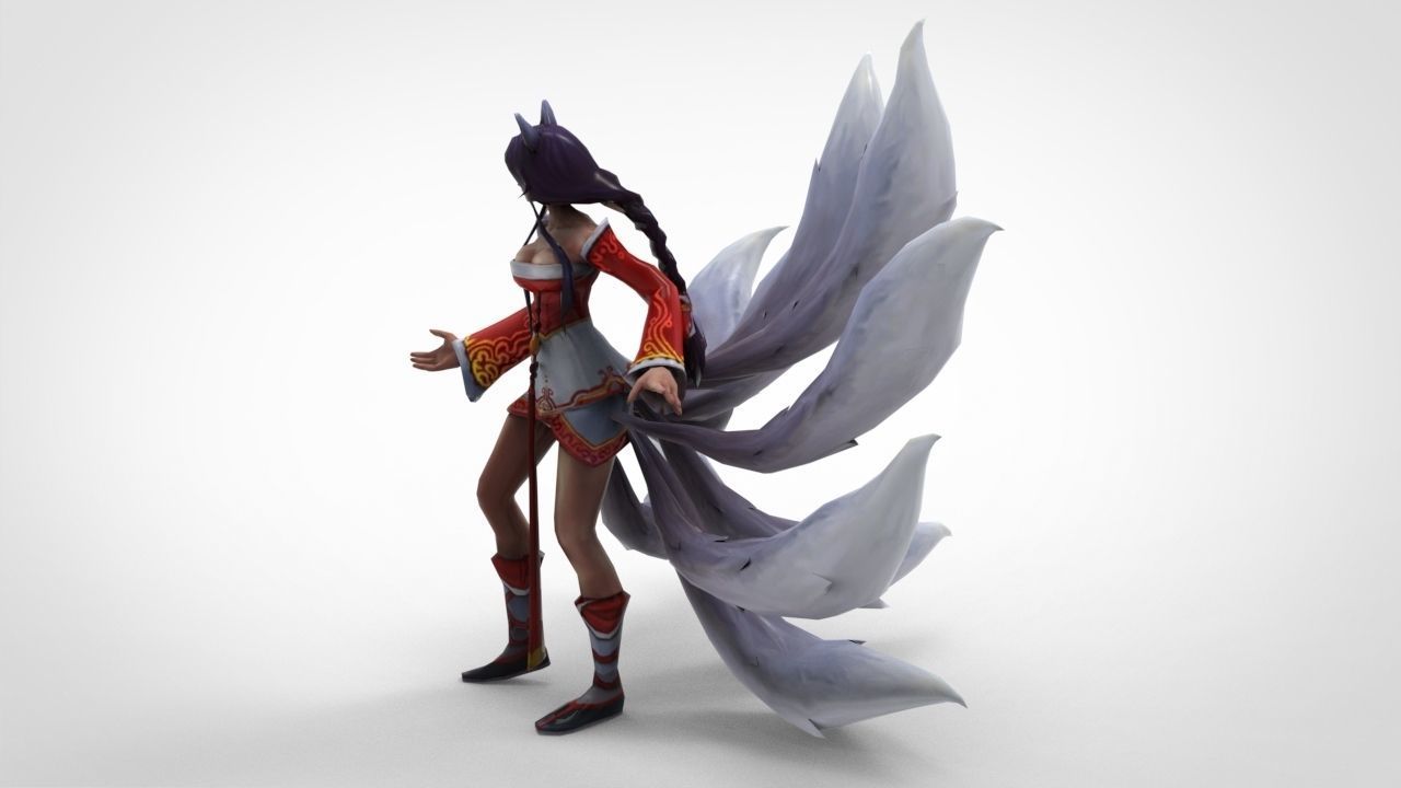 Ahri - League of Legends 3D print model_2