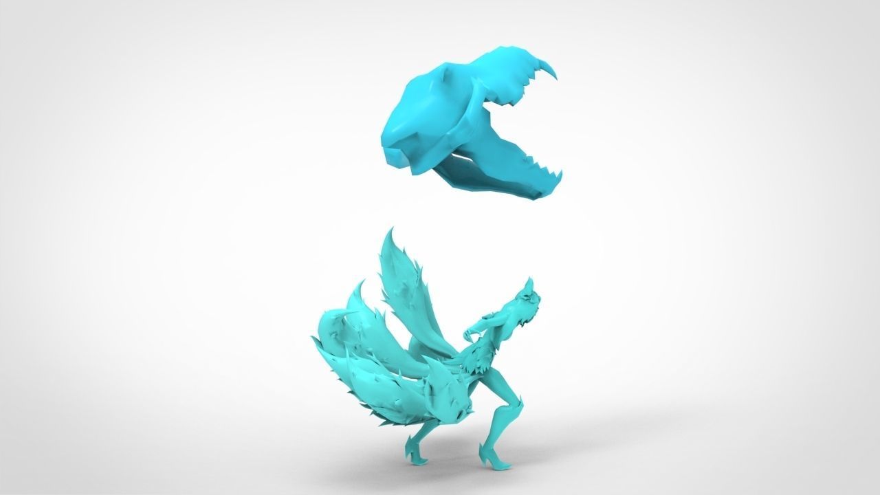 Ahri Coven - League of Legends 3D print model_9