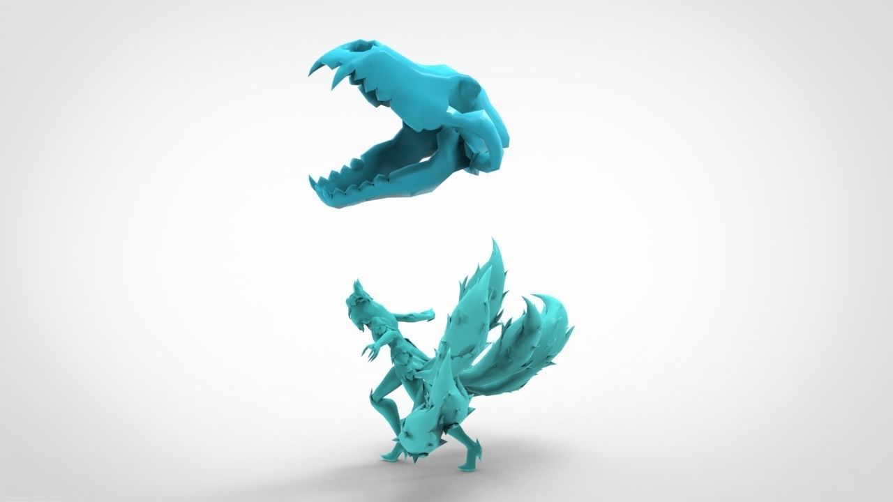 Ahri Coven - League of Legends 3D print model_7