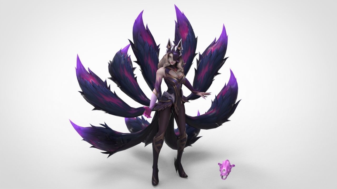 Ahri Coven - League of Legends 3D print model_11