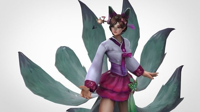Ahri Dynasty - League of Legends 3D print model