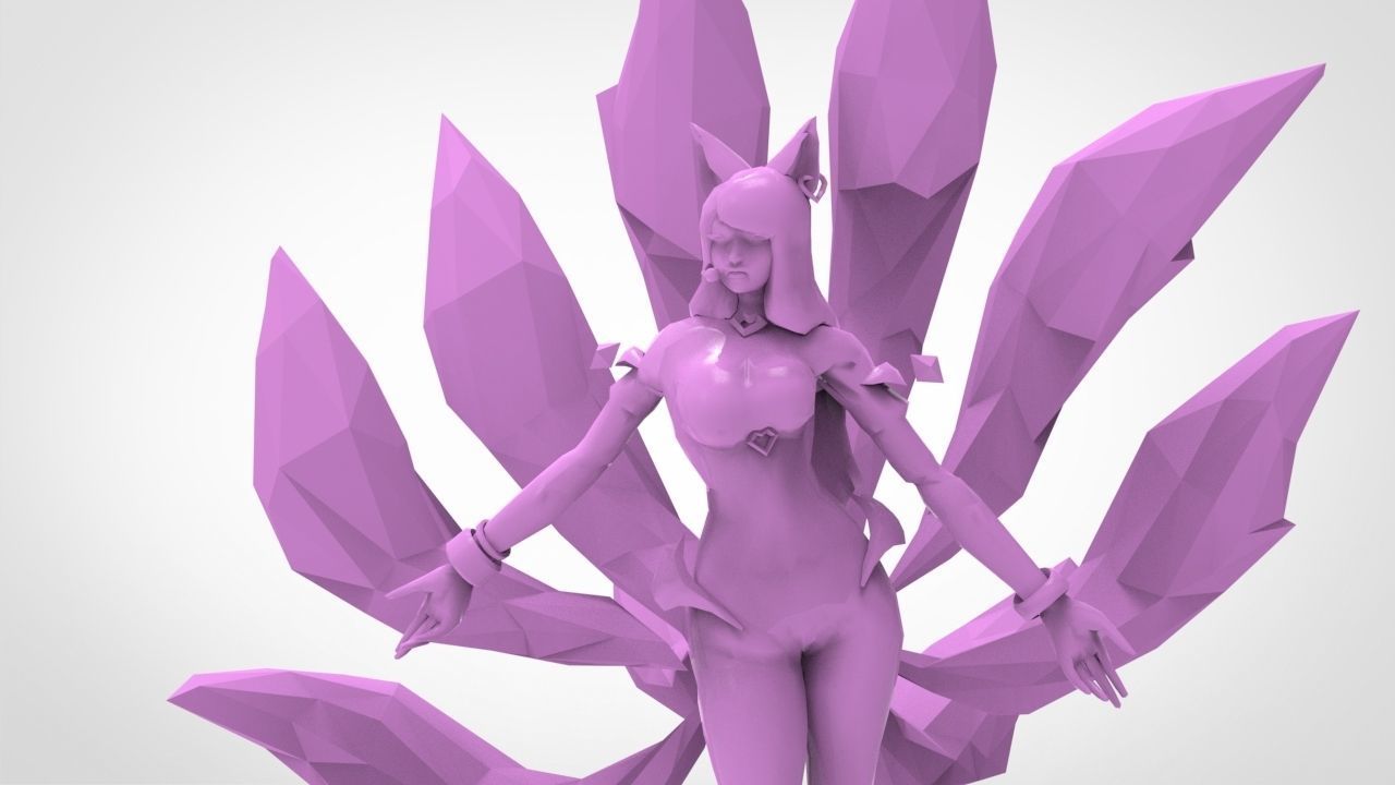 Ahri KDA - League of Legends 3D print model_9