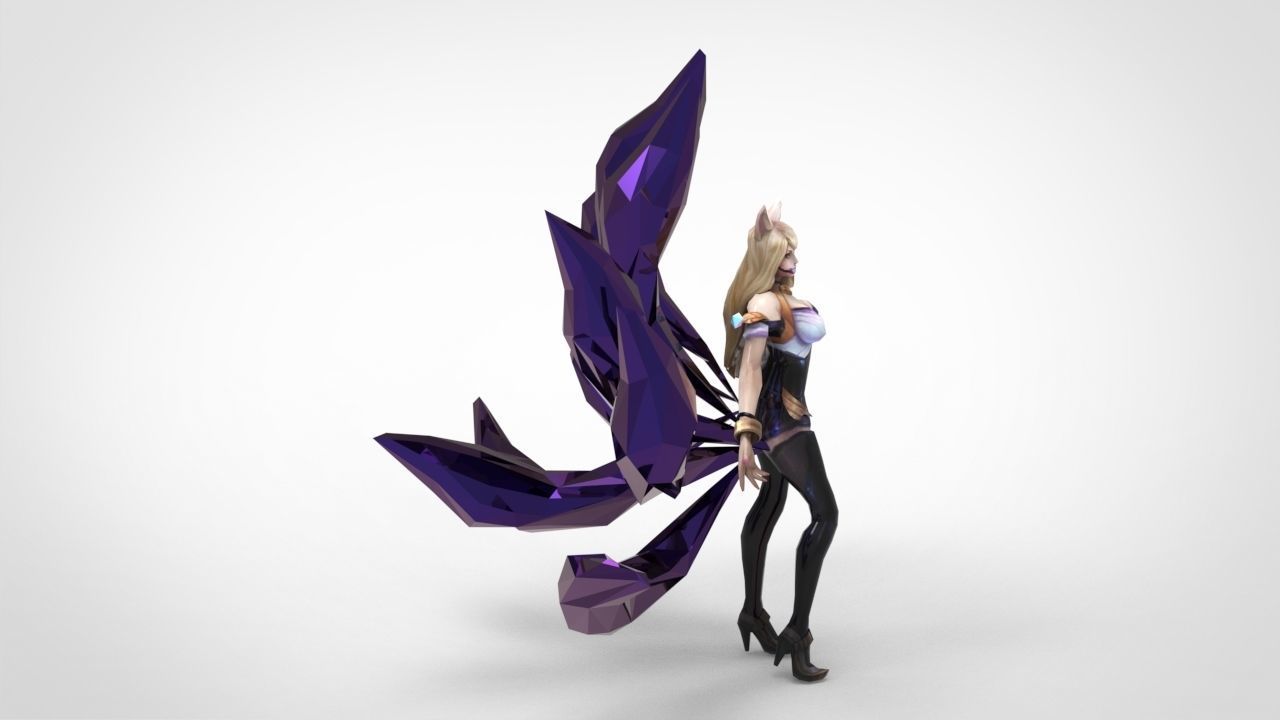 Ahri KDA - League of Legends 3D print model_4