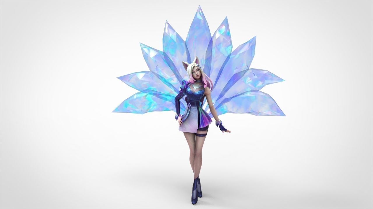 Ahri KDA All Out - League of Legends 3D print model_11