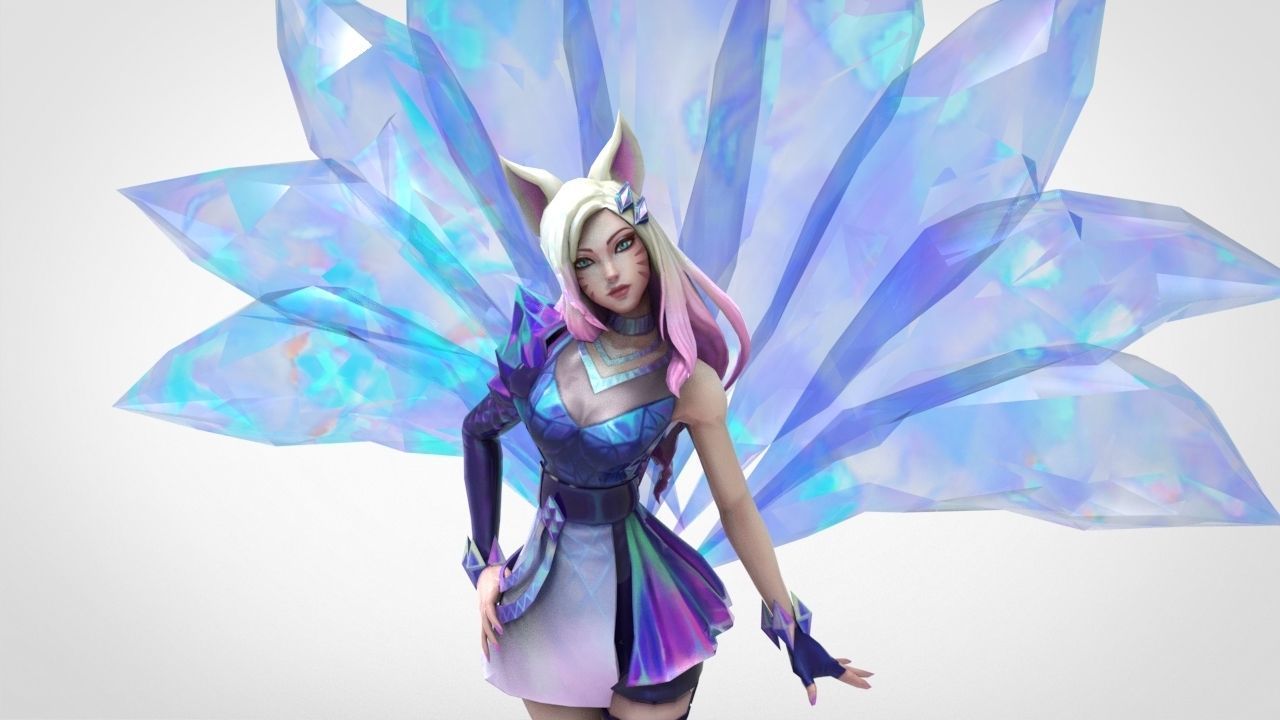 Ahri KDA All Out - League of Legends 3D print model_15