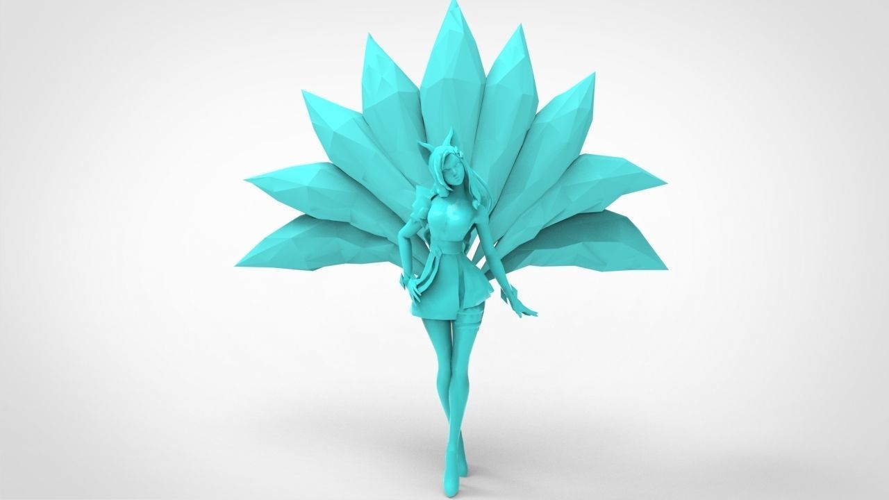 Ahri KDA All Out - League of Legends 3D print model_16
