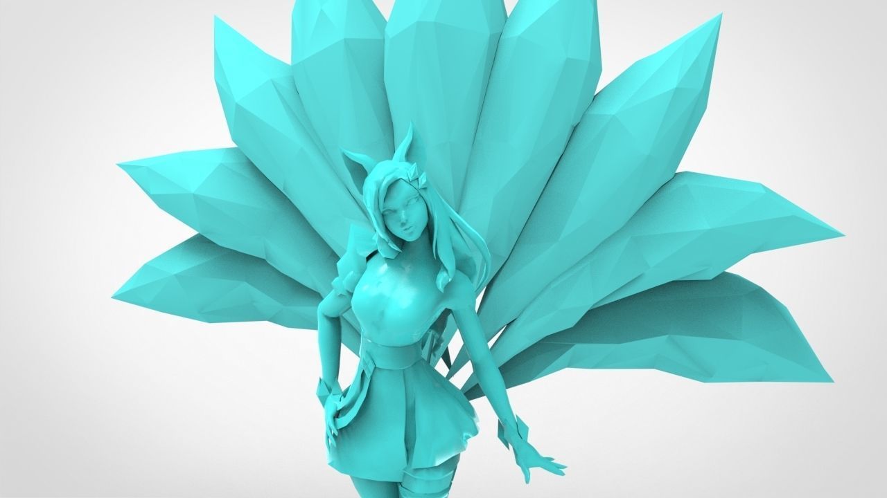 Ahri KDA All Out - League of Legends 3D print model_20