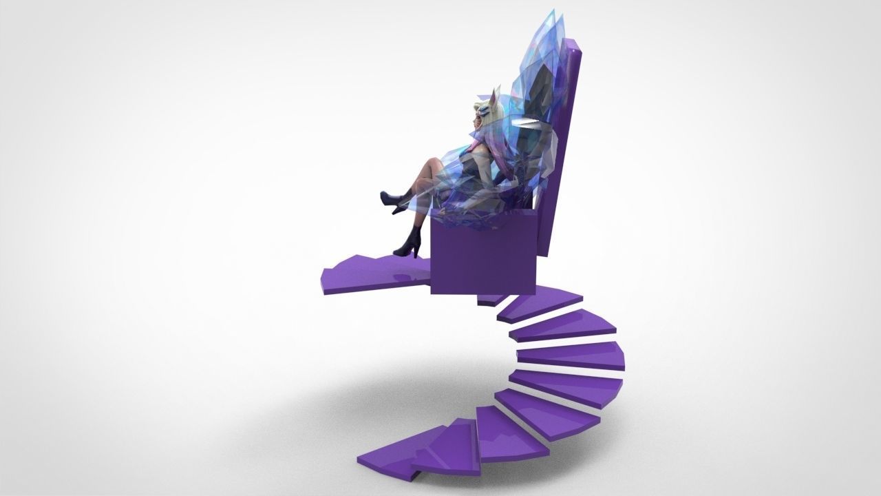 Ahri KDA All Out - League of Legends 3D print model_2