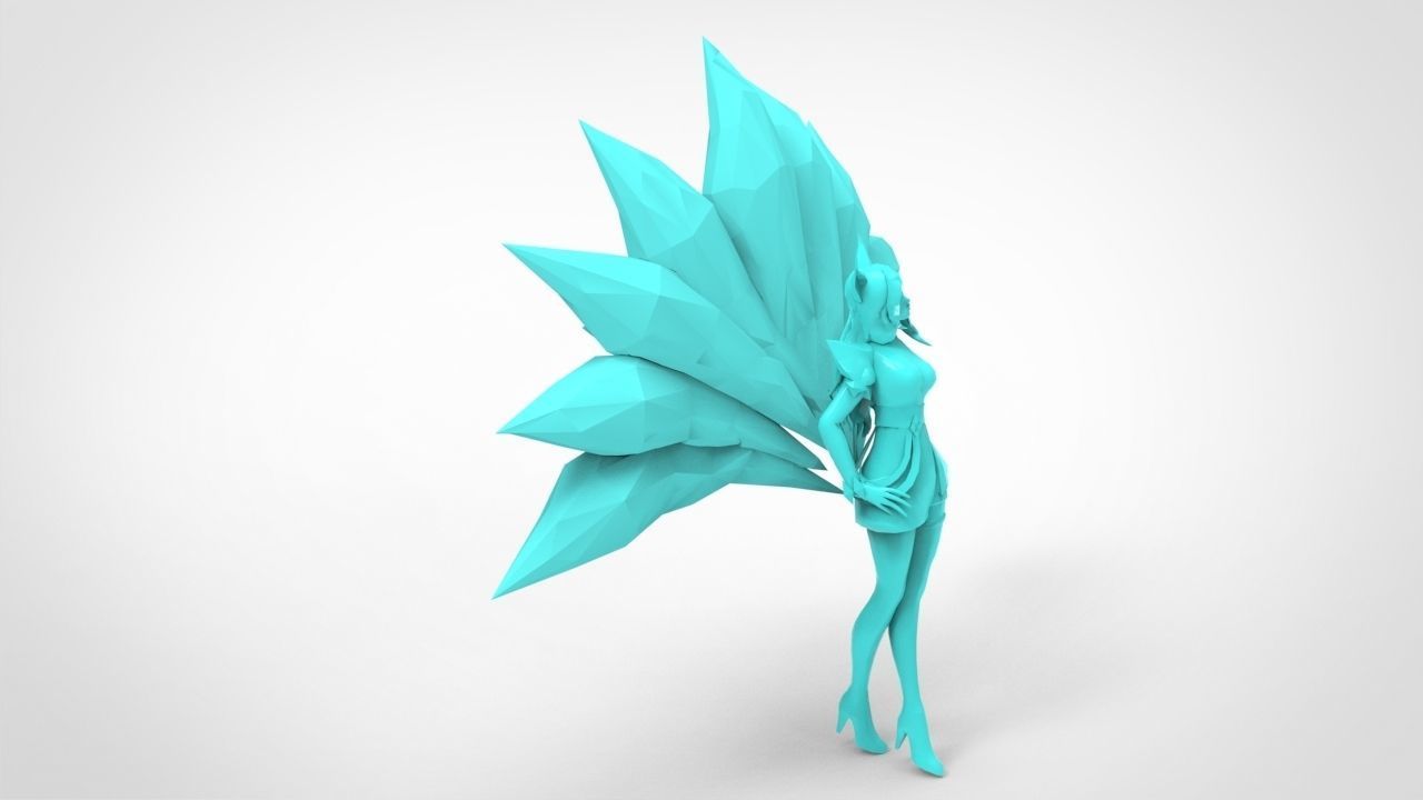 Ahri KDA All Out - League of Legends 3D print model_19