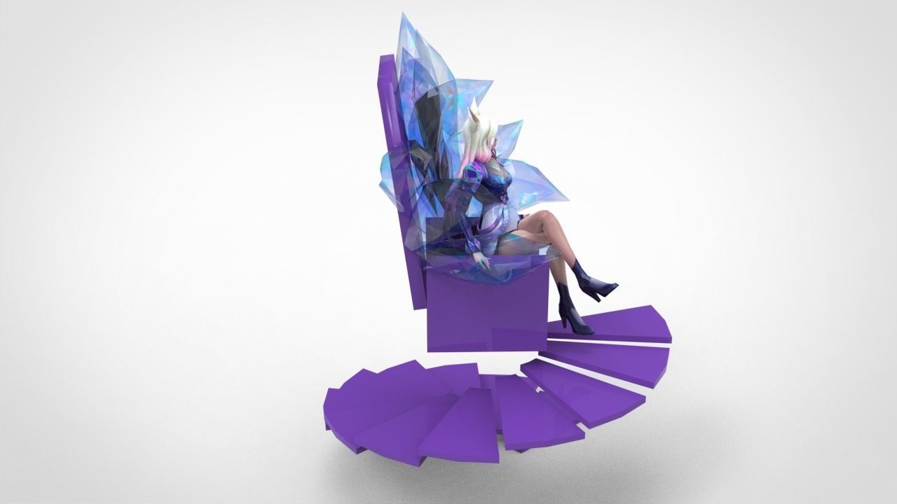 Ahri KDA All Out - League of Legends 3D print model_4