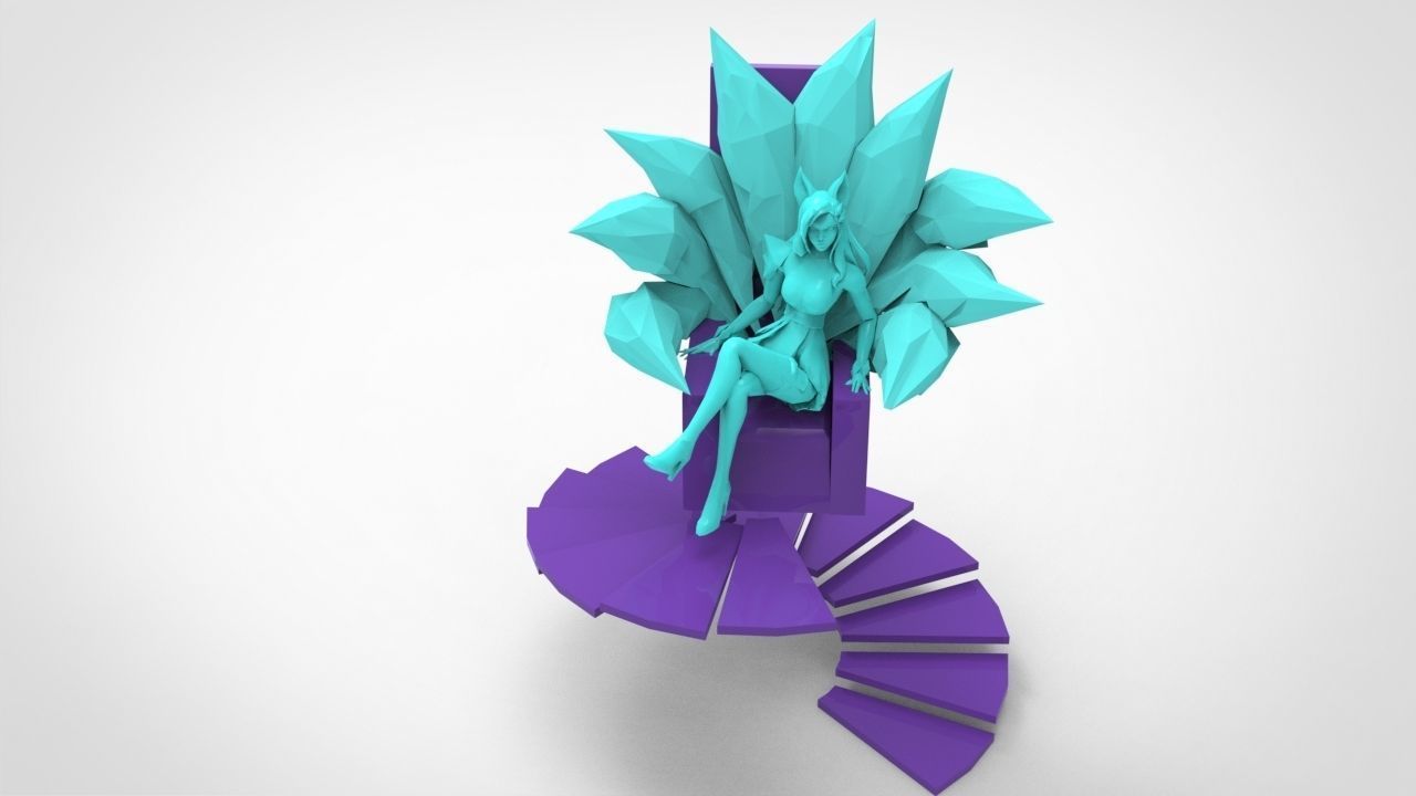 Ahri KDA All Out - League of Legends 3D print model_10