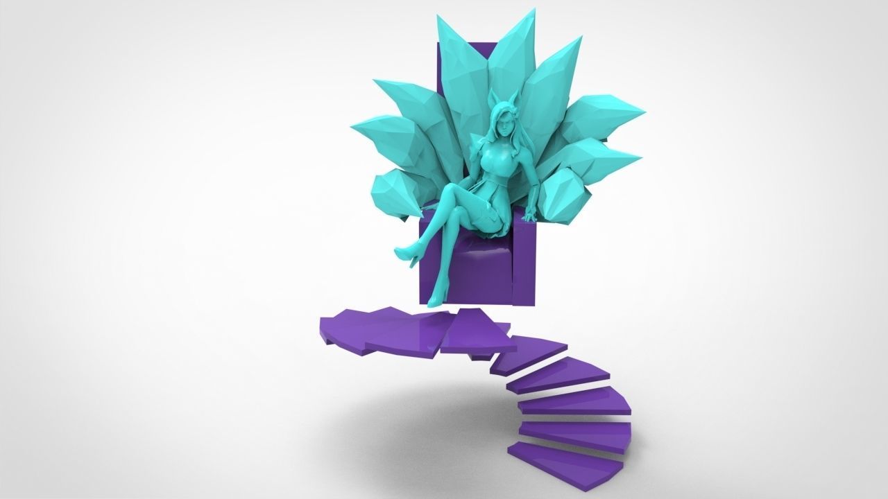 Ahri KDA All Out - League of Legends 3D print model_6