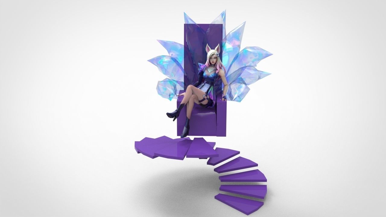 Ahri KDA All Out - League of Legends 3D print model_1