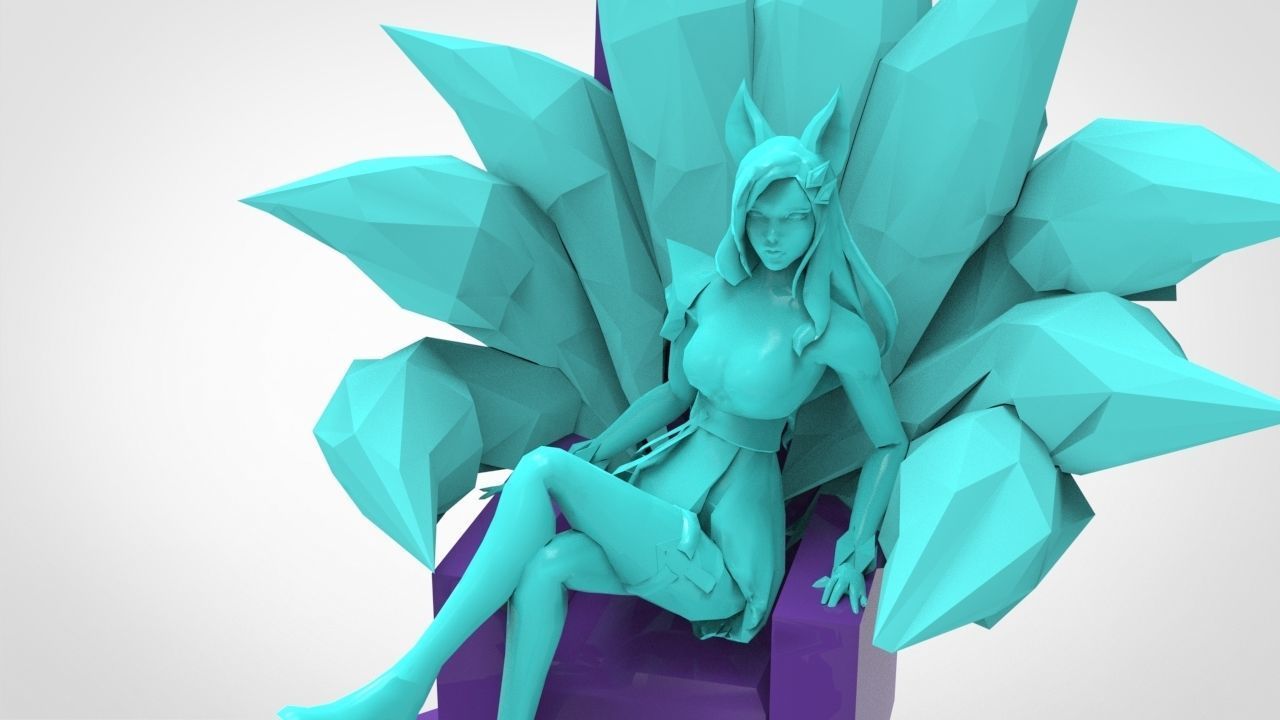 Ahri KDA All Out - League of Legends 3D print model_5