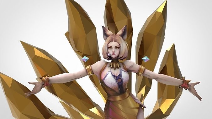 Ahri KDA Prestige - League of Legends 3D print model