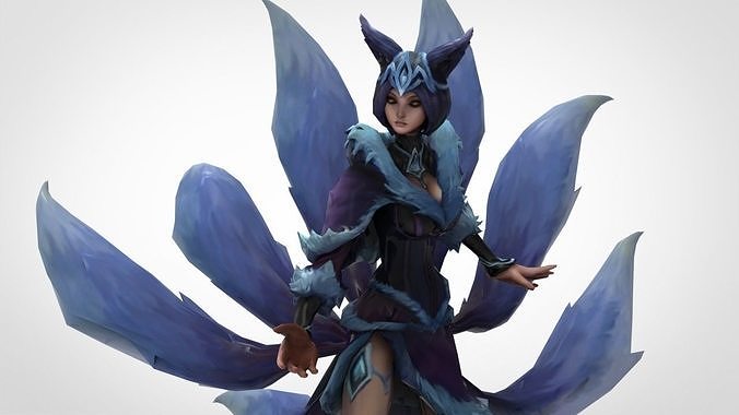 Ahri Midnight - League of Legends 3D print model