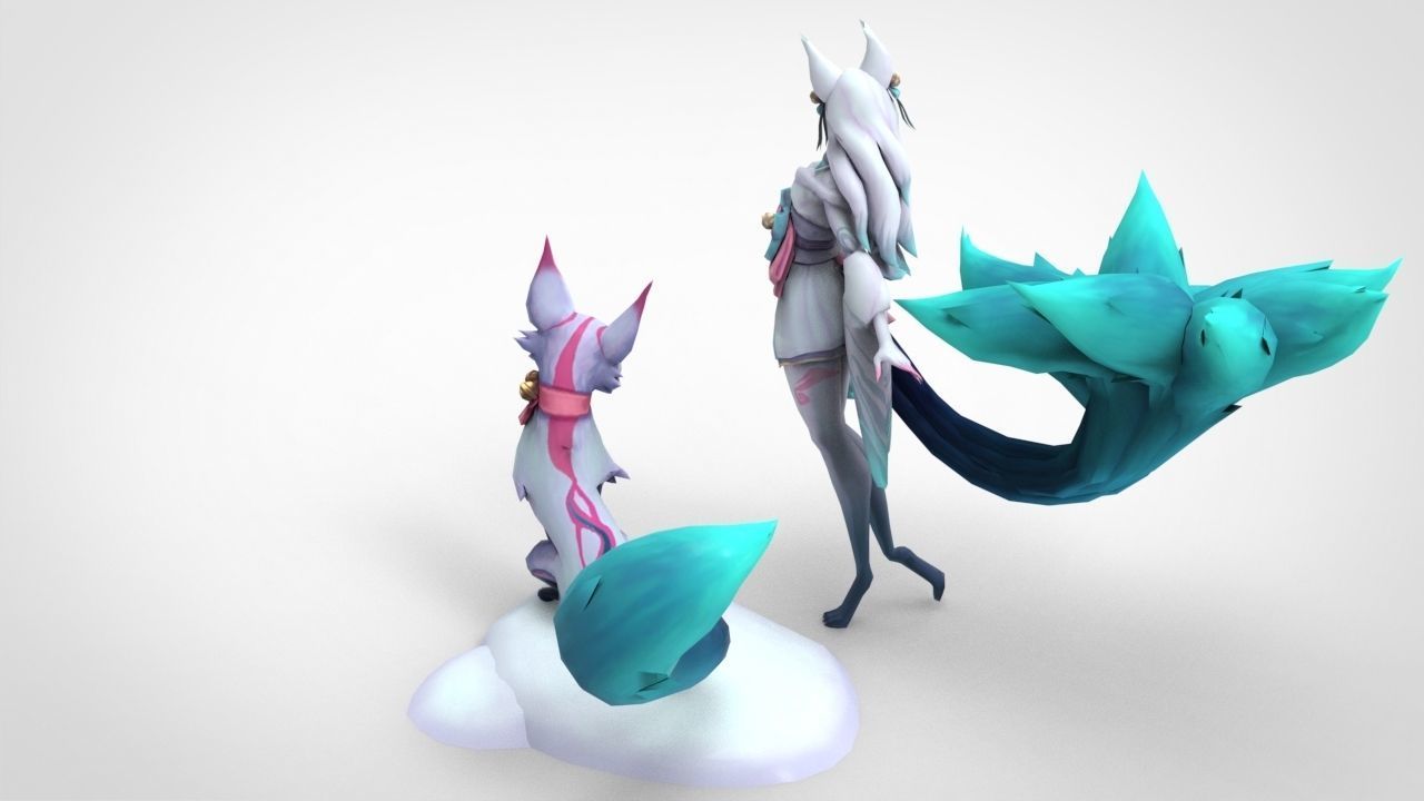 Ahri Spirit Blossom - League of Legends 3D print model_12