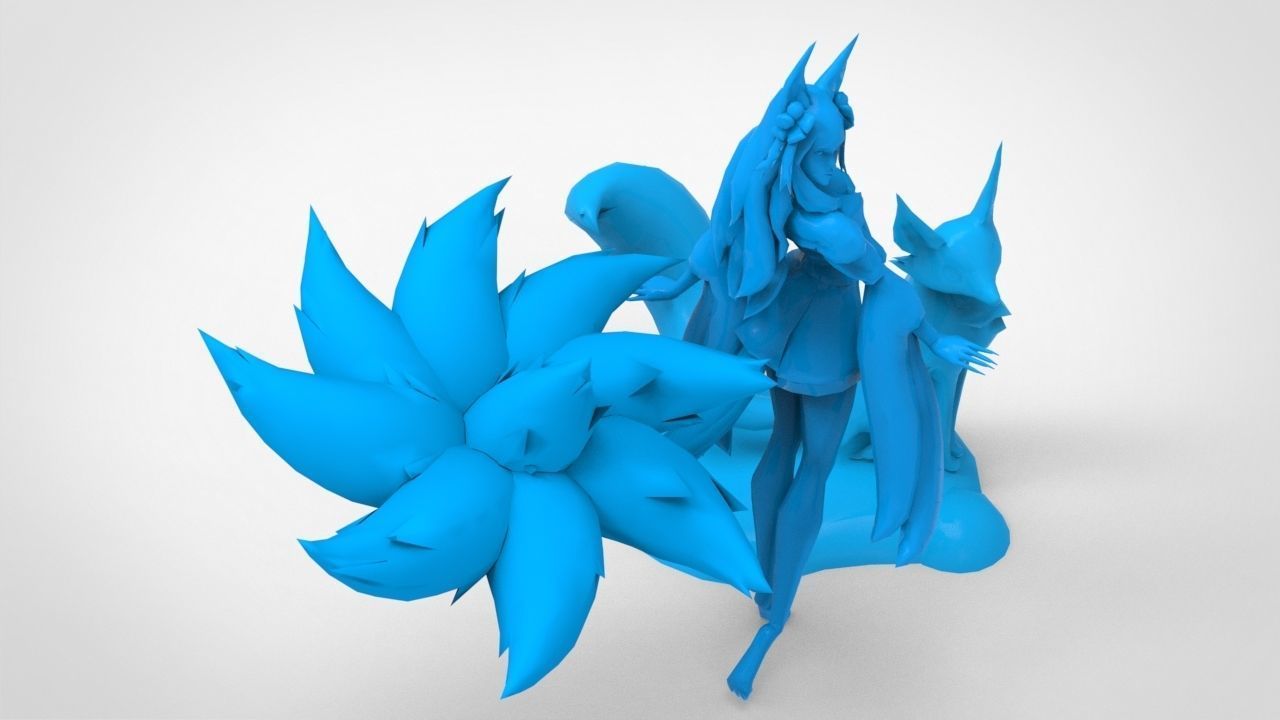 Ahri Spirit Blossom - League of Legends 3D print model_18
