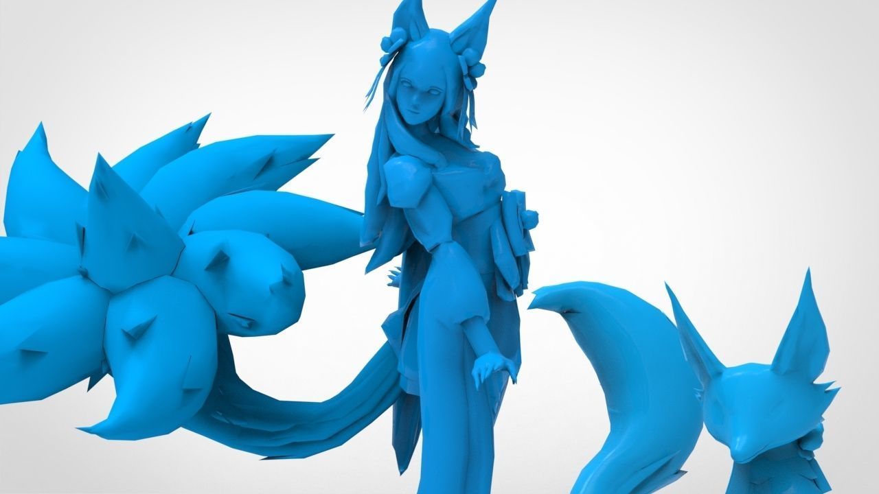 Ahri Spirit Blossom - League of Legends 3D print model_19