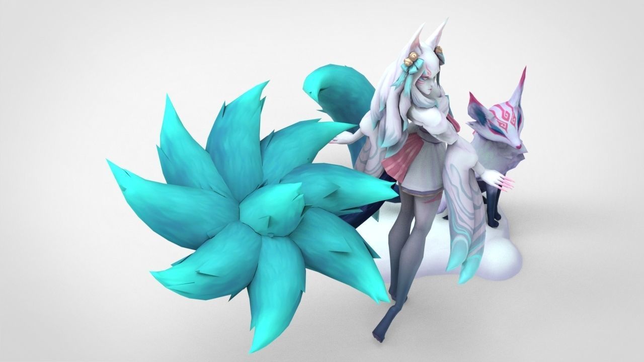 Ahri Spirit Blossom - League of Legends 3D print model_13