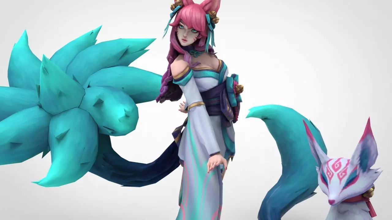 Ahri Spirit Blossom - League of Legends 3D print model_0