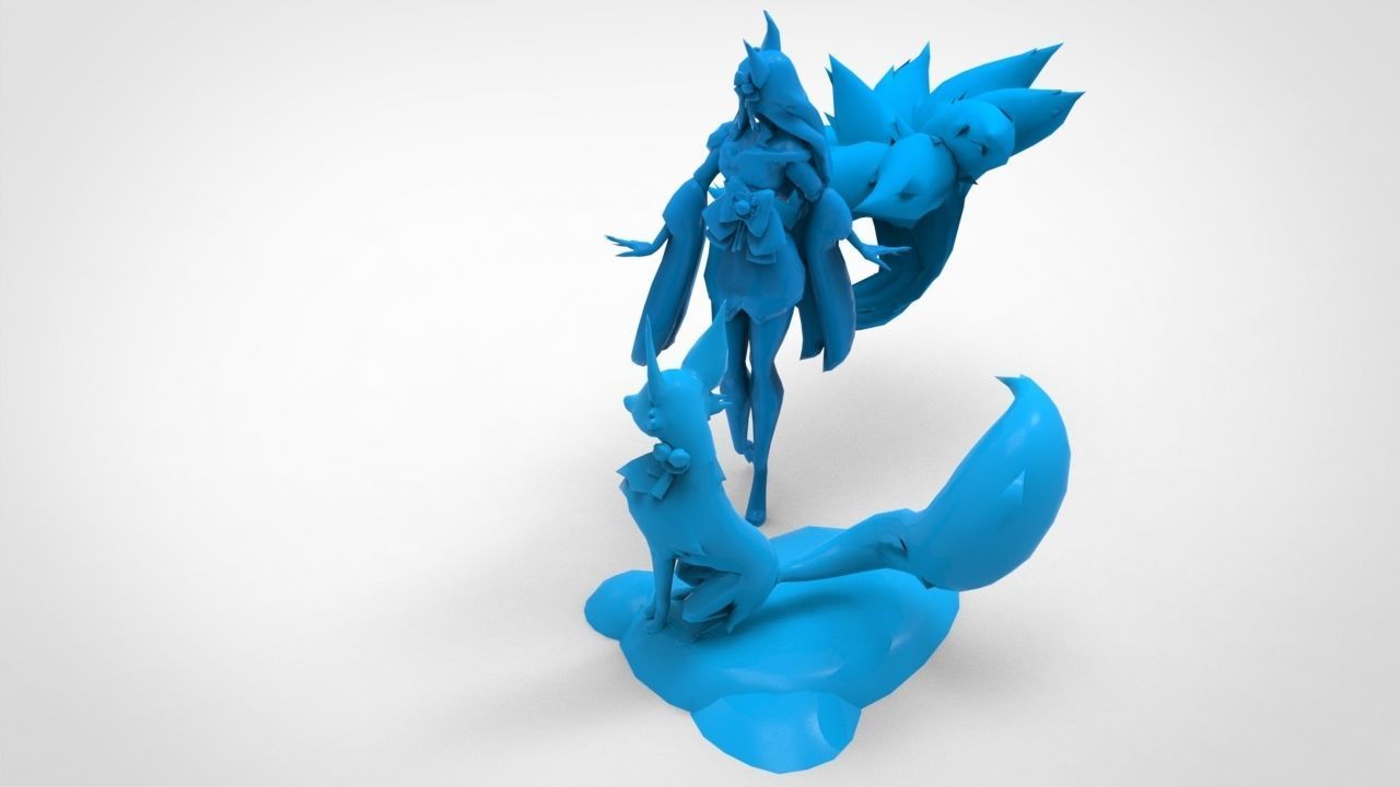 Ahri Spirit Blossom - League of Legends 3D print model_16