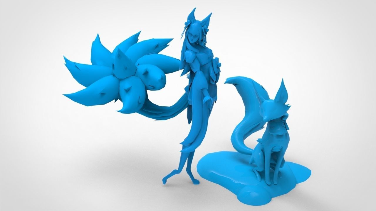Ahri Spirit Blossom - League of Legends 3D print model_15