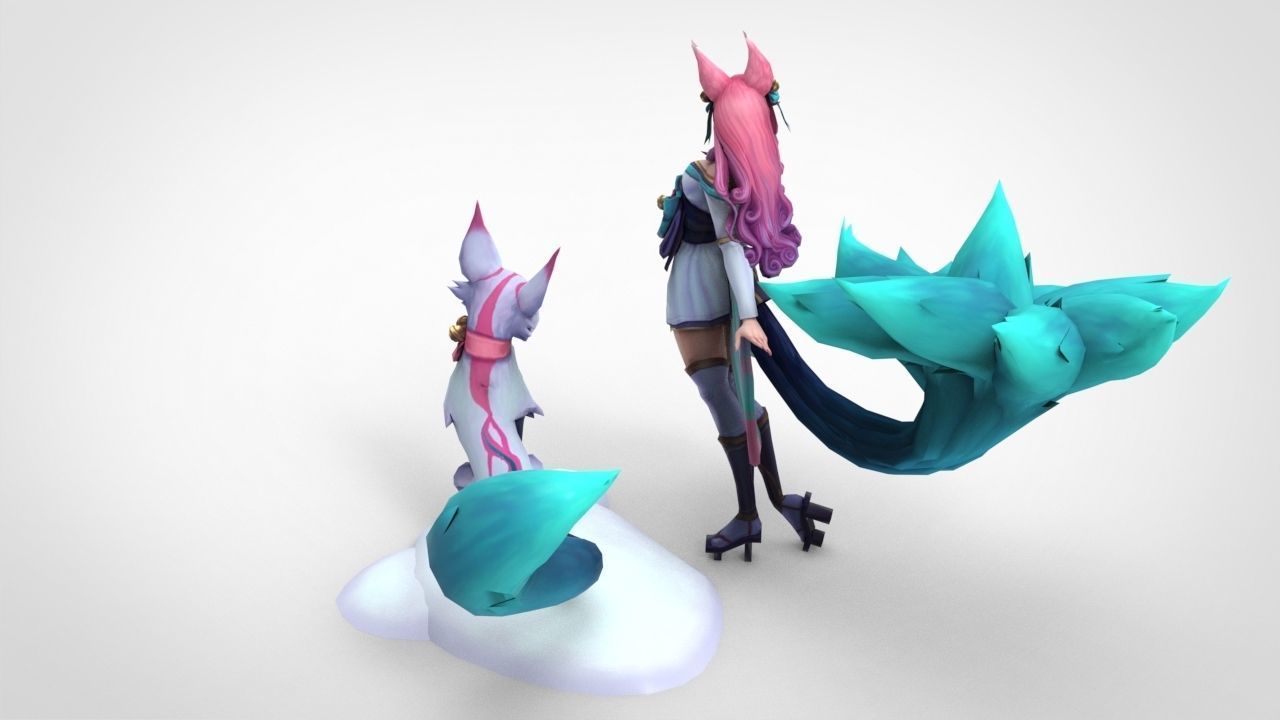 Ahri Spirit Blossom - League of Legends 3D print model_3
