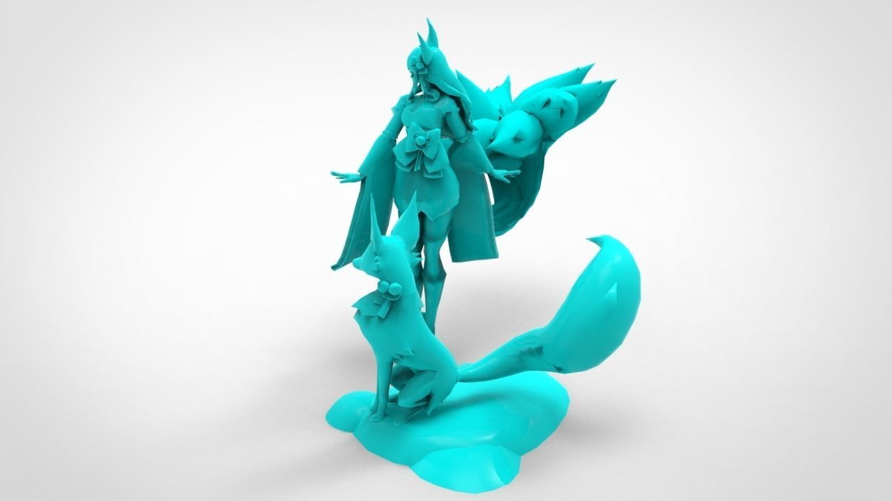 Ahri Spirit Blossom - League of Legends 3D print model_6
