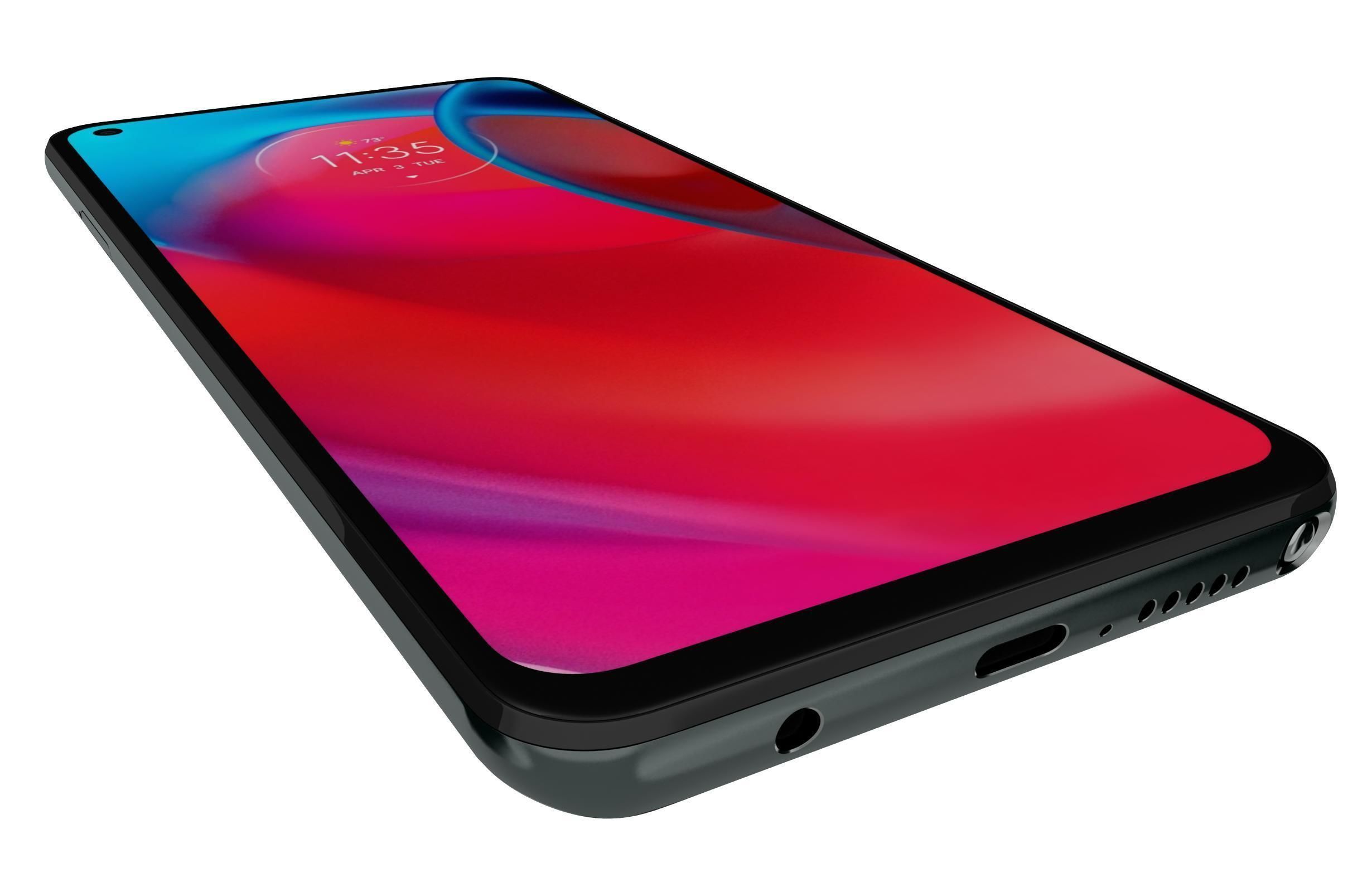 Motorola Moto G Stylus 5G Cosmic Emerald Done 3D model_12