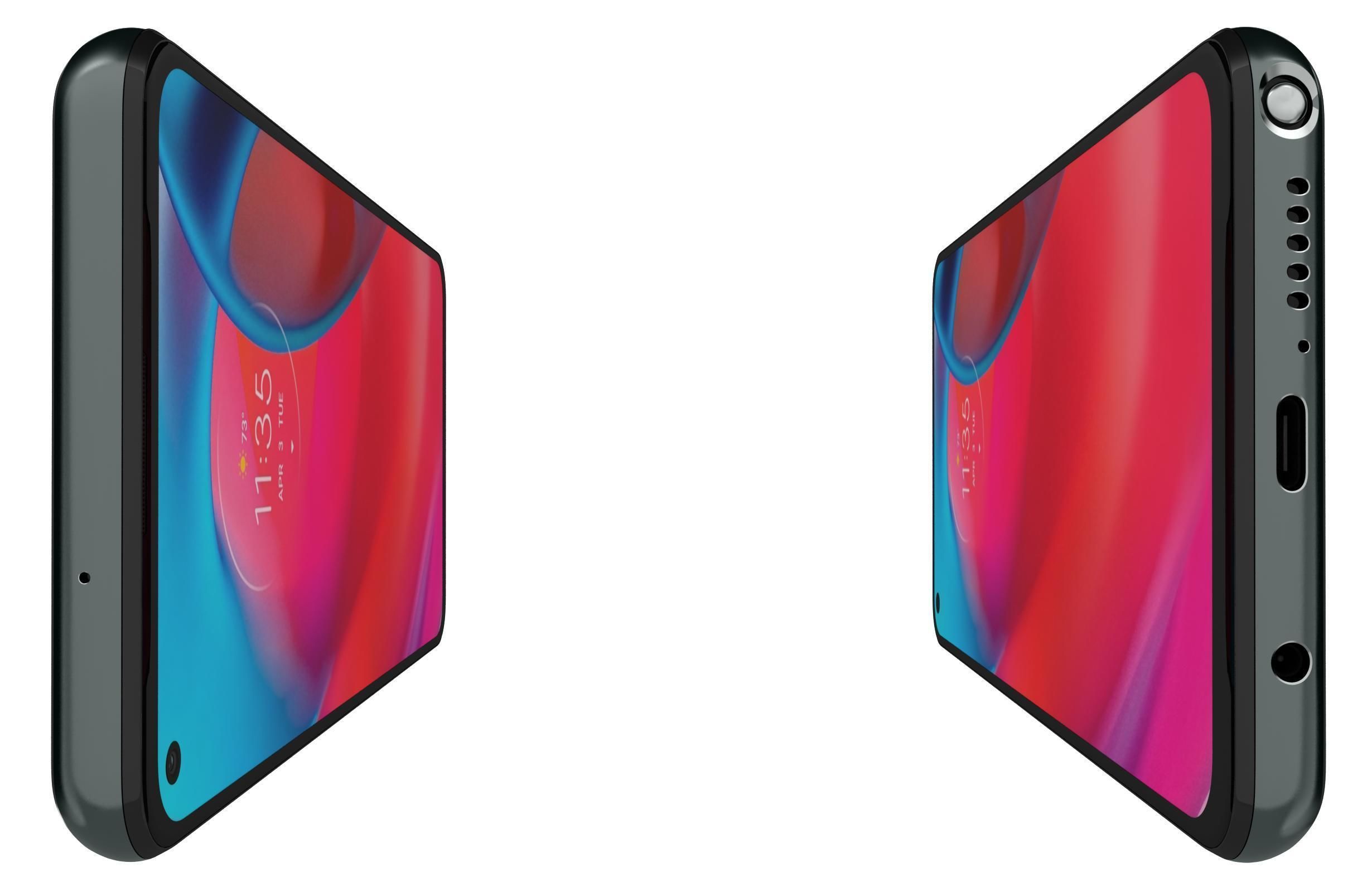 Motorola Moto G Stylus 5G Cosmic Emerald Done 3D model_8