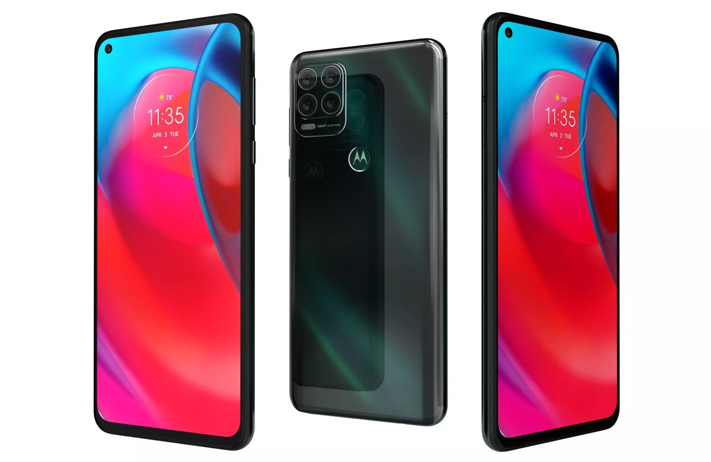 Motorola Moto G Stylus 5G Cosmic Emerald Done 3D model_0