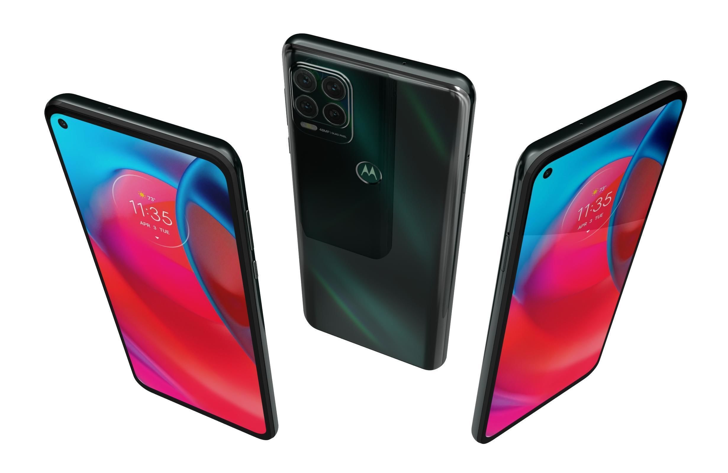 Motorola Moto G Stylus 5G Cosmic Emerald Done 3D model_1