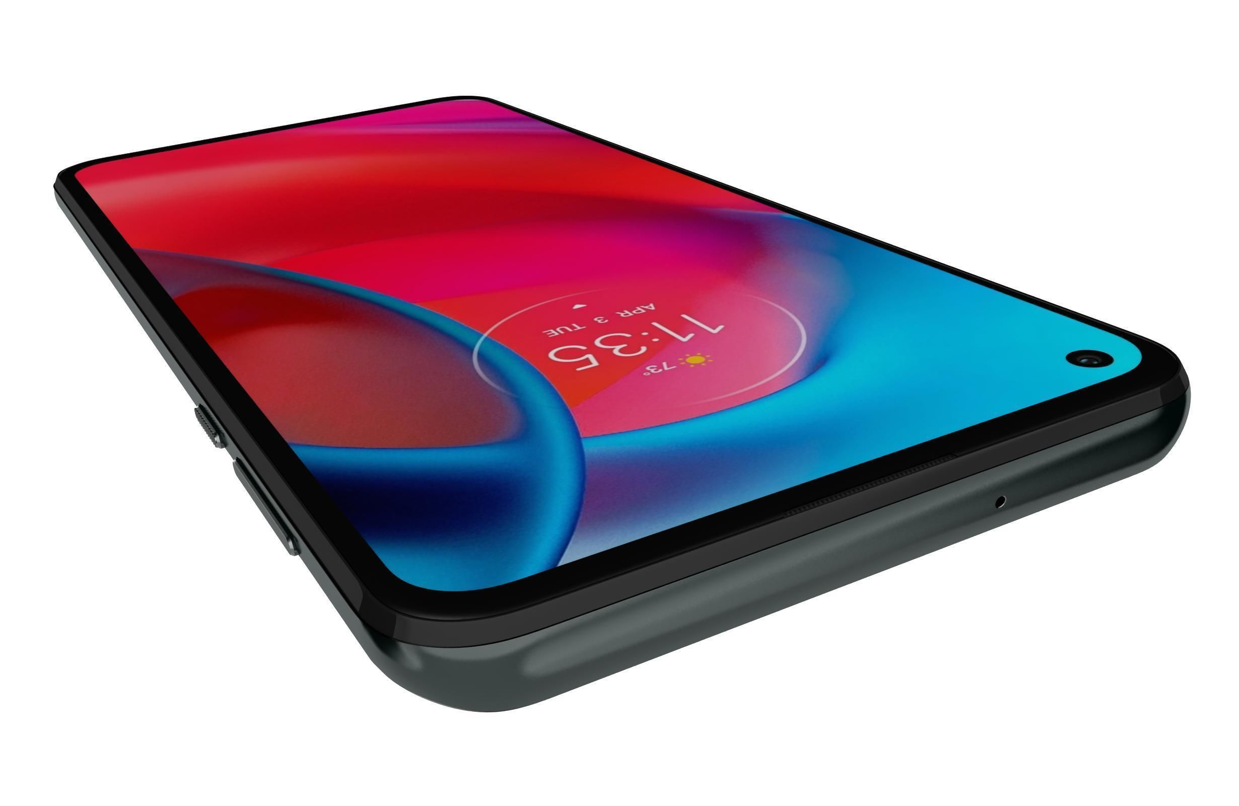 Motorola Moto G Stylus 5G Cosmic Emerald Done 3D model_13