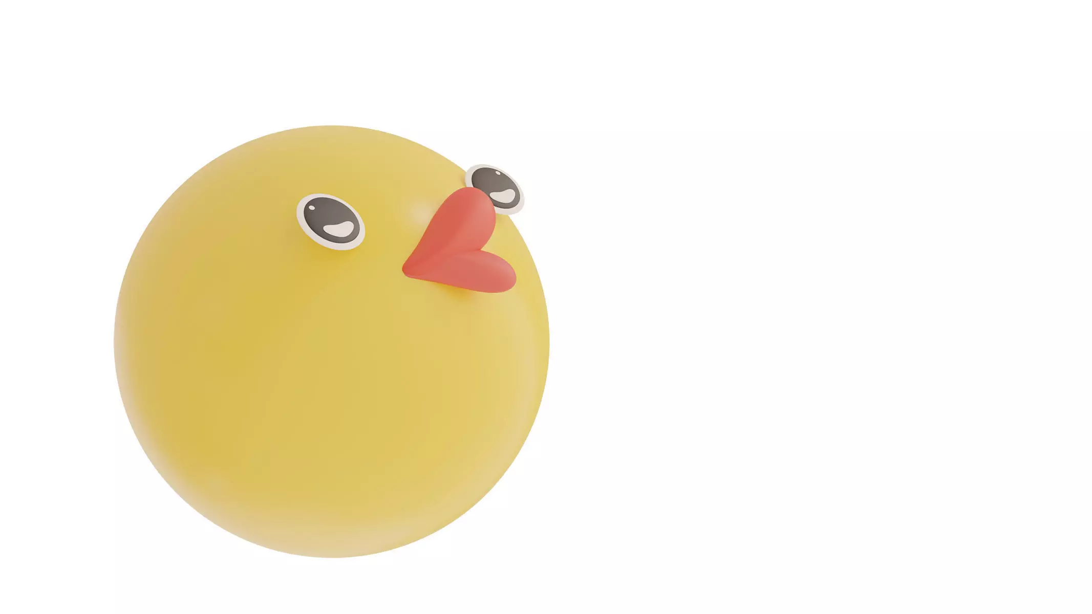 kiss 1 emoji  3D model_0