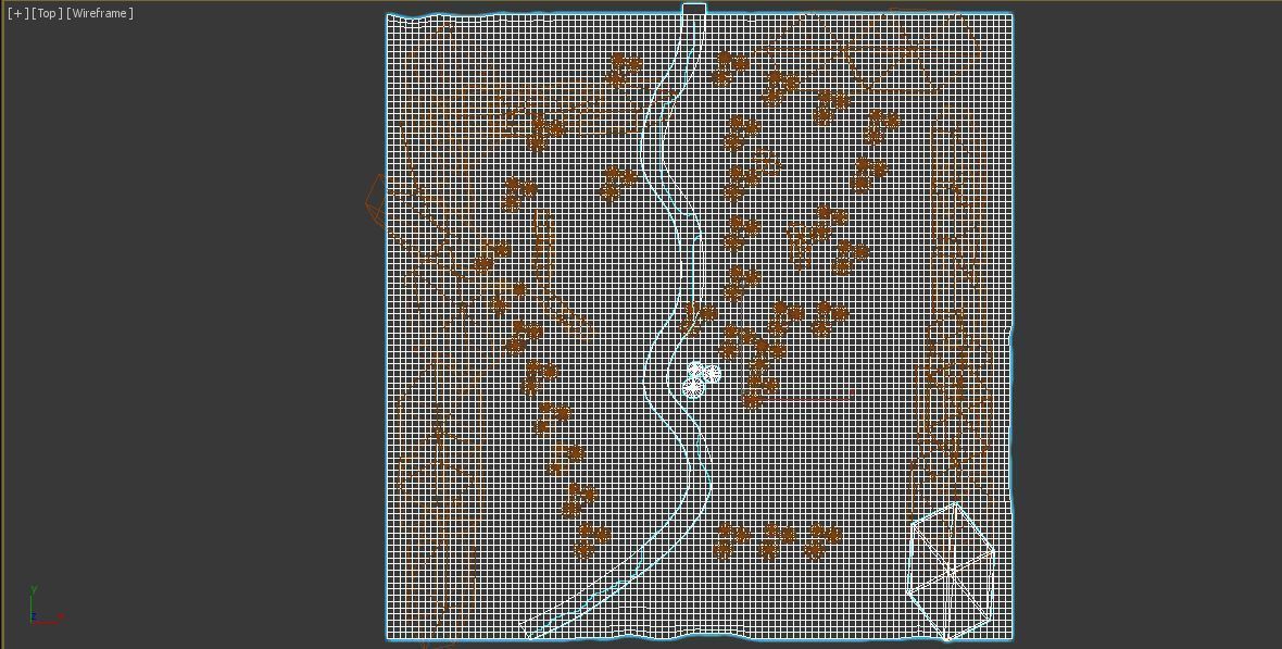 Zombie Environment Lowpoly asset Free low-poly 3D model_8