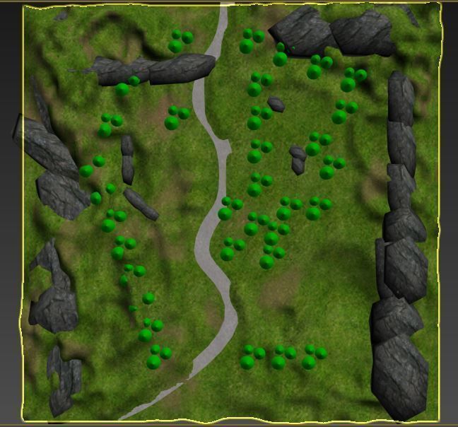 Zombie Environment Lowpoly asset Free low-poly 3D model_2