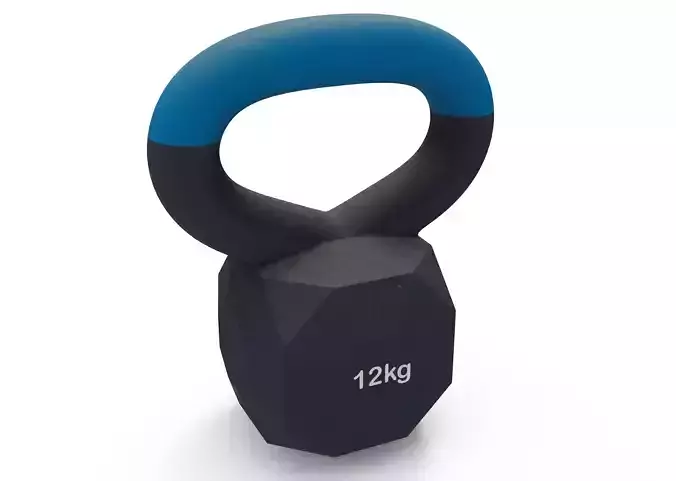 Kettlebell weight lowpoly VR